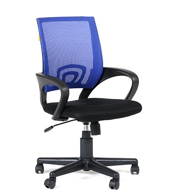 Компьютерное кресло CHAIRMAN 696 black Сетчатый акрил DW61 синий в Липецке - изображение