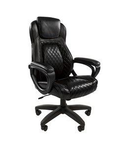 Кресло CHAIRMAN 432, экокожа, цвет черный в Липецке