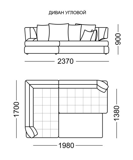 Угловой диван Бруно Элита 50 Б в Липецке - изображение 6
