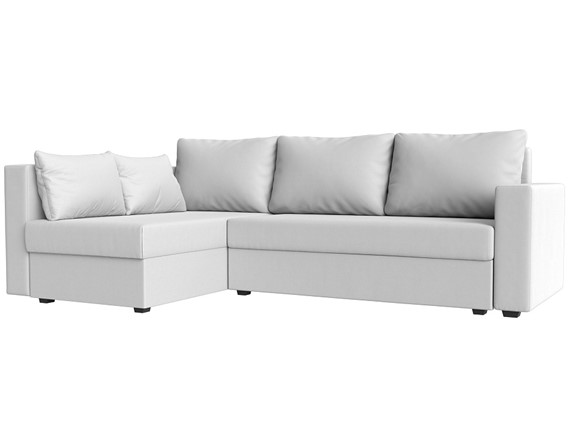 Угловой диван Мансберг, Белый (Экокожа) в Липецке - изображение