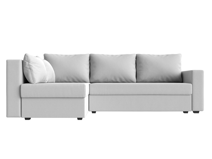 Угловой диван Мансберг, Белый (Экокожа) в Липецке - изображение 8