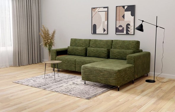 Угловой диван P-0-M ДУ (П1+Д2+Д5+П1) в Липецке - изображение