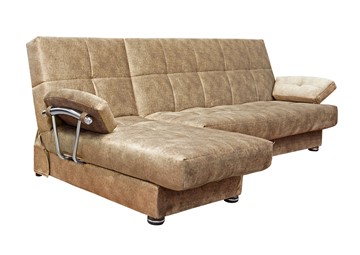 Угловой диван Милана 6 ДУ с хром. подлокотниками, НПБ в Липецке