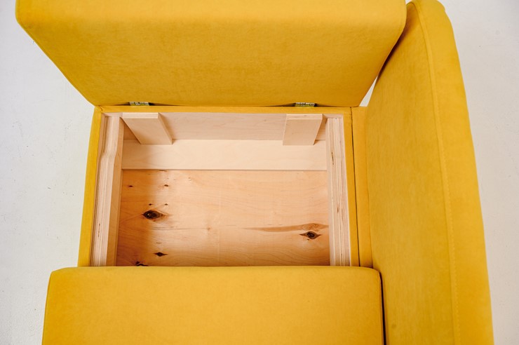Диван-кровать левая Тедди желтый в Липецке - изображение 7