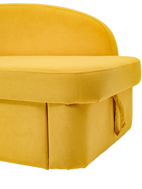 Диван-кровать левая Тедди желтый в Липецке - изображение 3