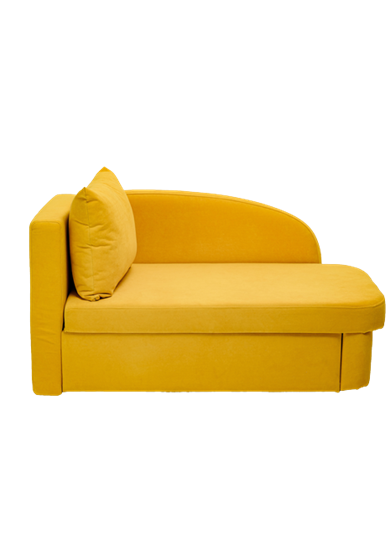 Диван-кровать левая Тедди желтый в Липецке - изображение 4