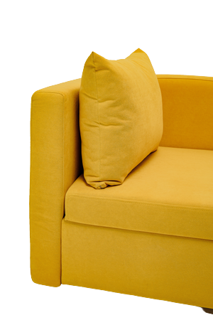 Диван-кровать левая Тедди желтый в Липецке - изображение 5