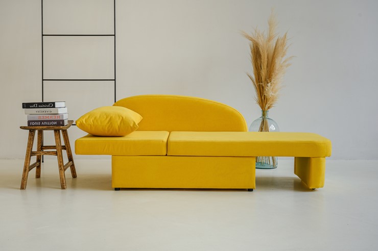Диван-кровать левая Тедди желтый в Липецке - изображение 20