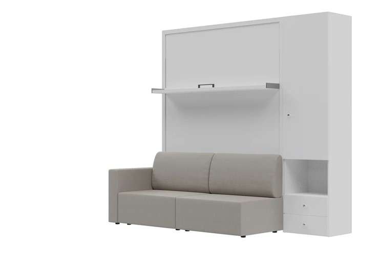Диван Кровать-трансформер Smart (КД 1400+ШП), шкаф правый, левый подлокотник в Липецке - изображение 2