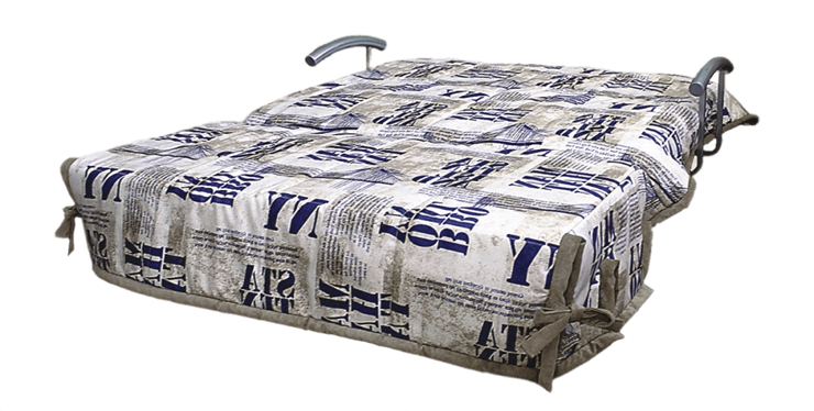 Прямой диван Аккордеон без боковин, спальное место 1200 в Липецке - изображение 1