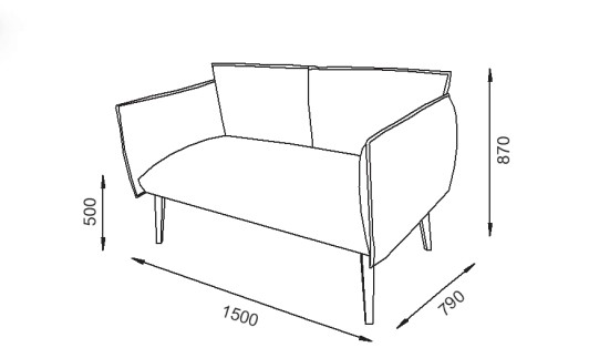 Прямой диван Брайтон 7 в Липецке - изображение 2