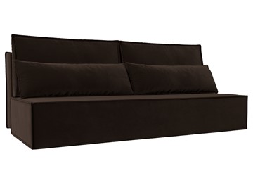 Прямой диван Фабио Лайт, Коричневый (микровельвет) в Липецке