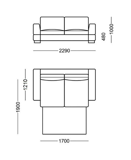Прямой диван Поло в Липецке - изображение 6