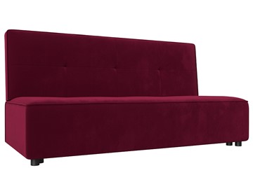 Прямой диван Зиммер, Бордовый (микровельвет) в Липецке