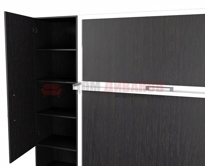 Диван Кровать-трансформер Smart (КД 1400+ШП+Пуф), шкаф правый, левый подлокотник в Липецке - изображение 3