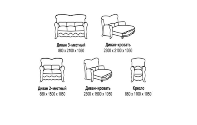 Большой диван Барокко 2, ДБ3 в Липецке - изображение 5