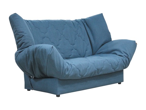 Прямой диван Ивона, темпо7синий в Липецке - изображение