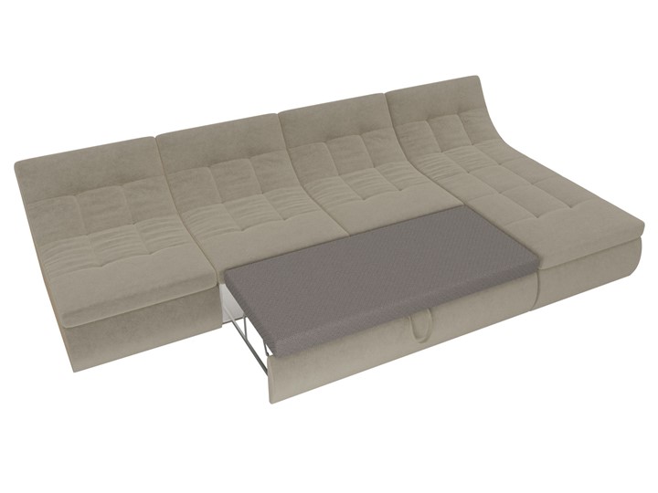 Модульный угловой диван Холидей, Бежевый (микровельвет) в Липецке - изображение 6
