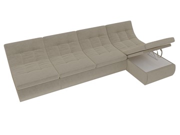 Модульный угловой диван Холидей, Бежевый (микровельвет) в Липецке - предосмотр 7