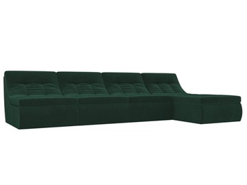 Модульный угловой диван Холидей, Зеленый (велюр) в Липецке