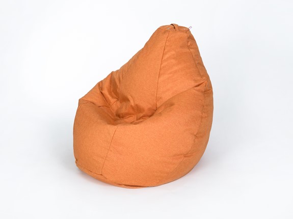Кресло-мешок Хоум малое, оранжевый в Липецке - изображение