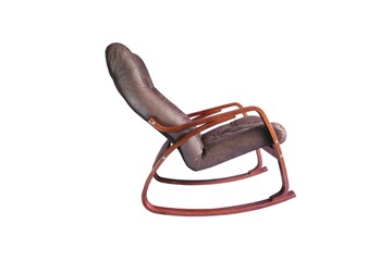 Кресло-качалка Гранд, замша шоколад в Липецке - предосмотр 1