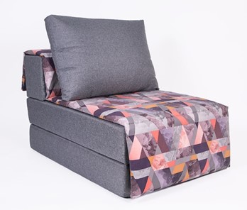 Бескаркасное кресло-кровать Харви, серый - сноу манго в Липецке