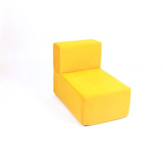 Кресло бескаркасное Тетрис 50х80х60, желтое в Липецке