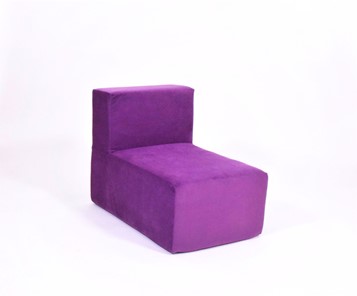 Кресло бескаркасное Тетрис 50х80х60, фиолетовое в Липецке