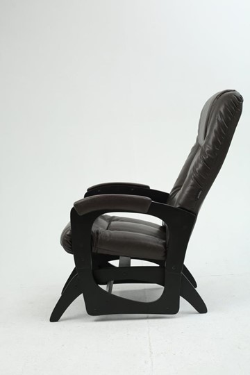 Кресло-качалка Леон маятниковая, экокожа favorit 7 венге 29-К-В в Липецке - изображение 3
