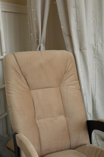 Кресло-качалка Леон маятниковая, ткань AMIGo песок 29-Т-П в Липецке - изображение 7