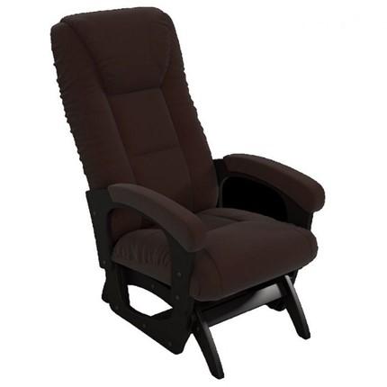 Кресло-качалка Леон маятниковая, ткань AMIGo шоколад 29-Т-Ш в Липецке - изображение