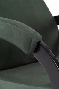 Кресло-качалка в гостиную Корсика, ткань Amigo Green 34-Т-AG в Липецке - предосмотр 4