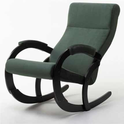 Кресло-качалка в гостиную Корсика, ткань Amigo Green 34-Т-AG в Липецке - изображение