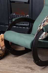 Кресло-качалка в гостиную Корсика, ткань Amigo Green 34-Т-AG в Липецке - предосмотр 6