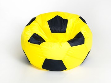Кресло-мешок Мяч большой, желто-черный в Липецке