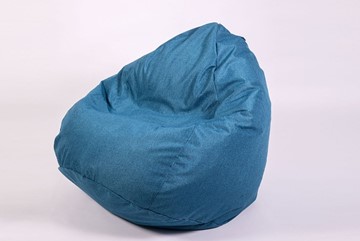 Кресло-мешок Юниор, рогожка синий в Липецке
