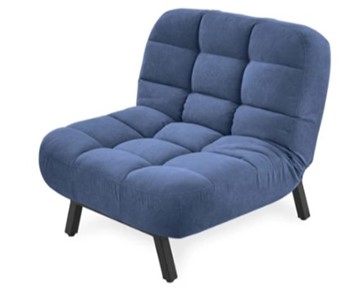 Мягкое кресло Абри опора металл (синий) в Липецке - предосмотр 2