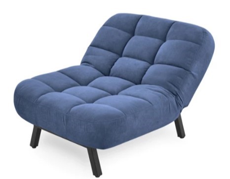 Мягкое кресло Абри опора металл (синий) в Липецке - изображение 4