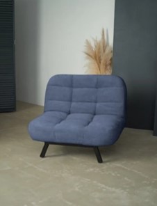 Мягкое кресло Абри опора металл (синий) в Липецке - предосмотр 8
