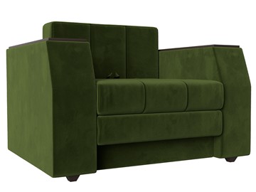 Кресло раскладное Атлантида, Зеленый (Микровельвет) в Липецке