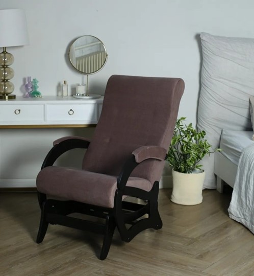 Кресло-качалка Амелия, ткань кофе с молоком 35-Т-КМ в Липецке - изображение 5