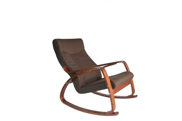 Кресло-качалка Женева, ткань шоколад в Липецке - изображение