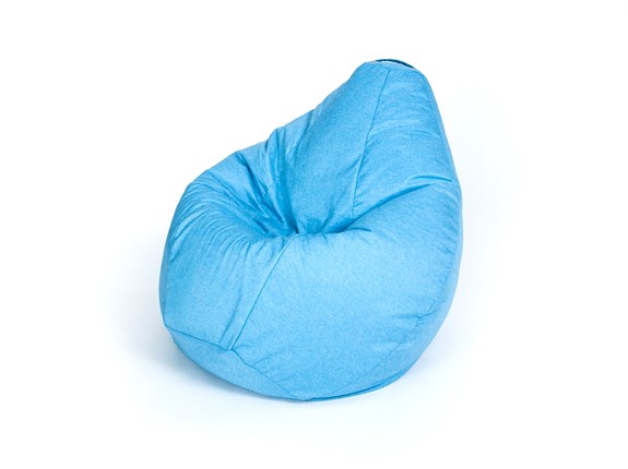 Кресло-мешок Хоум малое, голубое в Липецке - изображение