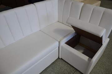 Кухонный угловой диван КУ-20 малый с коробом в Липецке - предосмотр 1