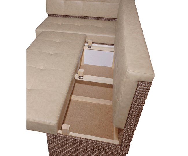 Угловой кухонный диван Нео КМ 3 с механизмом 2000*1110 в Липецке - изображение 6