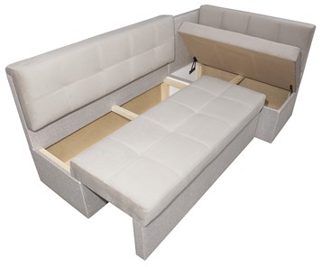 Угловой кухонный диван Нео КМ 3 с механизмом 2000*1110 в Липецке - предосмотр 3