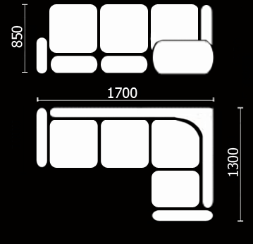 Кухонный угловой диван Нео КМ-01 (168х128 см.) в Липецке - изображение 3