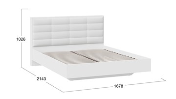Спальная кровать Агата тип 1 (Белый) в Липецке - предосмотр 2