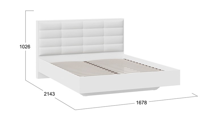 Спальная кровать Агата тип 1 (Белый) в Липецке - изображение 2